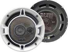 Charger l'image dans la galerie, 2 Absolute USA BLS-6503 Blast Series 6.5 Inches 3 Way Car Speakers 640 Watts Max Power