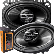 Charger l&#39;image dans la galerie, Pioneer TS-G4620S 400W 4&quot; X 6&quot; 2-Way Coaxial Car Speakers + Magnet Phone Holder