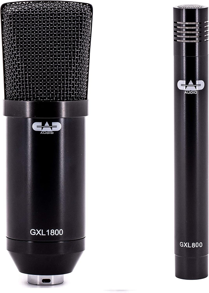 CAD Audio GXL1800SP Studio Pack with GXL1800 Side Address & GLX800 Small Diaphragm Mic - Perfect for Studio, Podcasting & Streaming