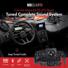 Charger l&#39;image dans la galerie, MB Quart MBQX-STG5-1 X3 Radio, Speakers, Rear Cans, Sub, Amps,Black