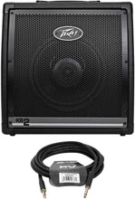 Load image into Gallery viewer, Peavey KB 2 50 Watt Keyboard Amplifier Combo Speaker &amp; PV 20&#39; Ft. 1/4&quot; to 1/4&#39; Cable