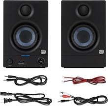 Load image into Gallery viewer, PreSonus Eris 3.5 Studio Monitors, Pair — Powered, Active Monitor Speakers for Near Field Music Production, Desktop Computer, Hi-Fi Audio