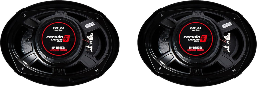 Cerwin Vega H7693 HED Series 6"x9" 3-Way Coaxial Speakers