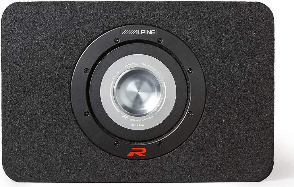 Alpine RS-SB10 10" Halo R-Series R2 Preloaded Subwoofer Enclosure with ProLink