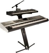 Load image into Gallery viewer, Ultimate Support AX-48 Pro Plus Series Two-tier Portable Column Keyboard Stand
