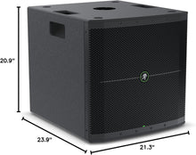 Load image into Gallery viewer, 2 Mackie Thump 118S 1400W 18&quot; Powered PA Subwoofer + 2 Cables + Mobile Phone Holder