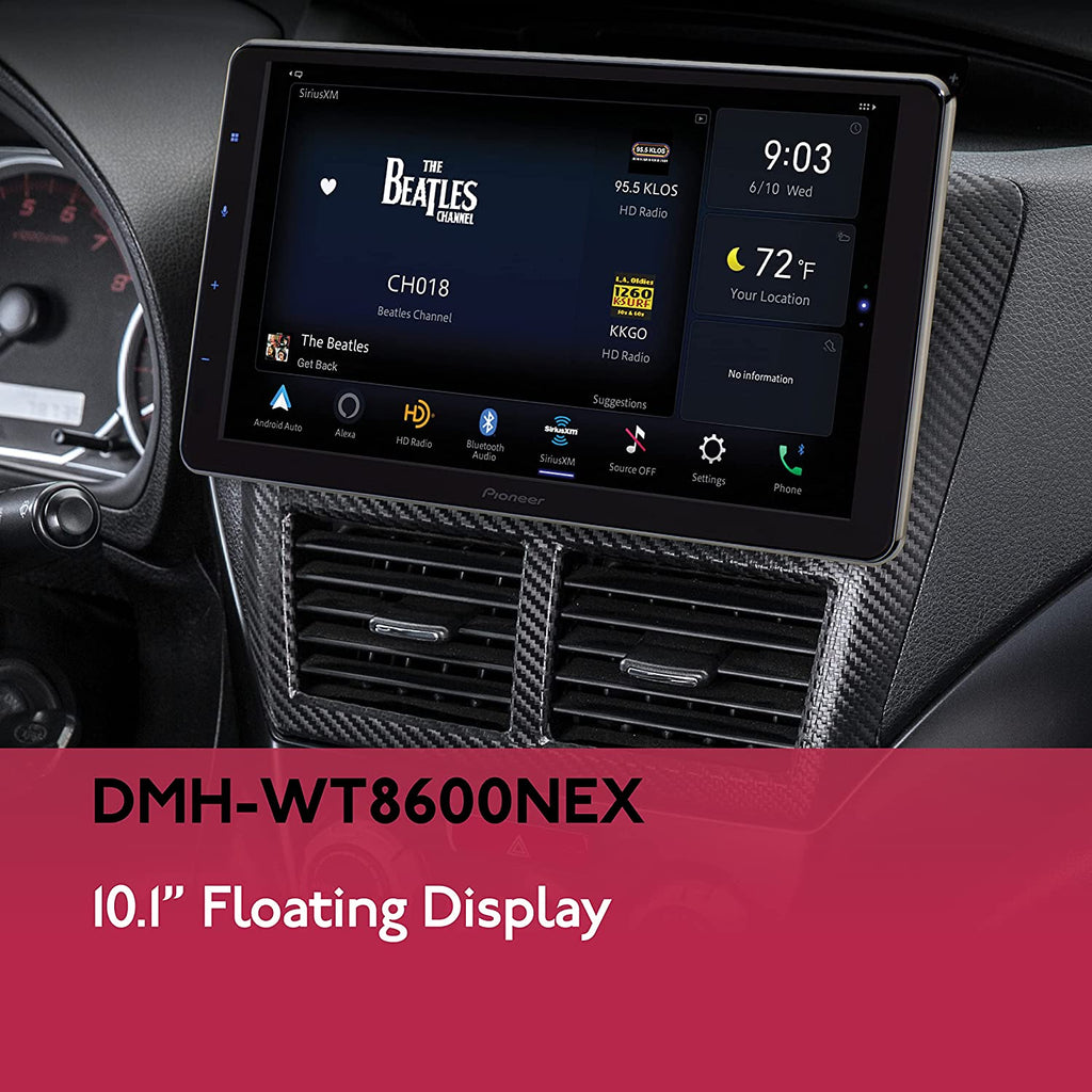 Pioneer DMH-WT8600NEX 10.1" Amazon Android Auto CarPlay + Camera
