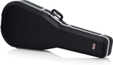 Gator Cases GC-DEEP BOWL Deluxe ABS Molded Case for Acoustic Guitars; Fits Ovation Style Deep Contour Acoustic Guitars