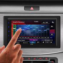 Charger l'image dans la galerie, JVC KW-M595BT Digital Media Receiver 6.8" Capacitive Touch Monitor Apple CarPlay- Android Auto w/License Plate