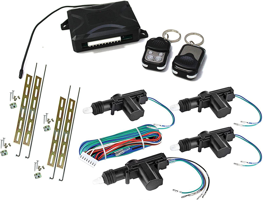 Absolute CDLA-500 4 Door power Central lock kit car remote control conversion w/ 2 keyless entry