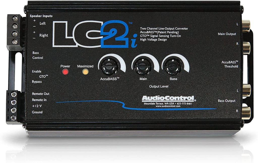 Audio Control LC2i 2 Channel Line Out Converter with AccuBASS Subwoofer Control