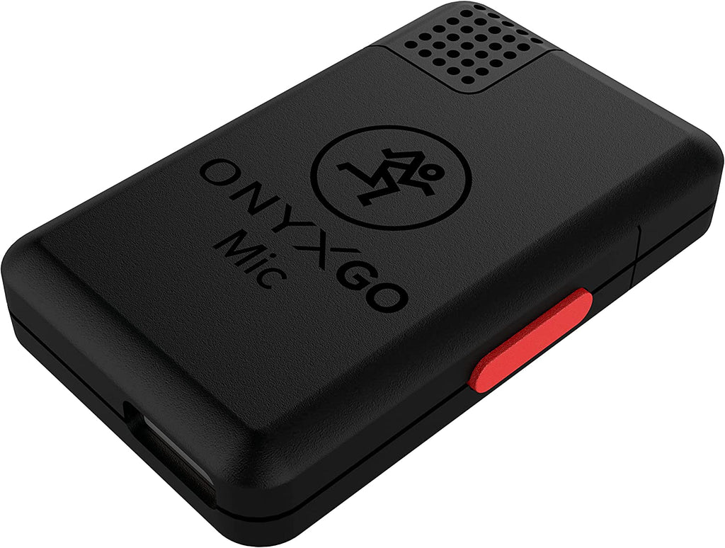 Mackie OnyxGO Mic Clip-On Wireless Bluetooth Microphone with Companion App