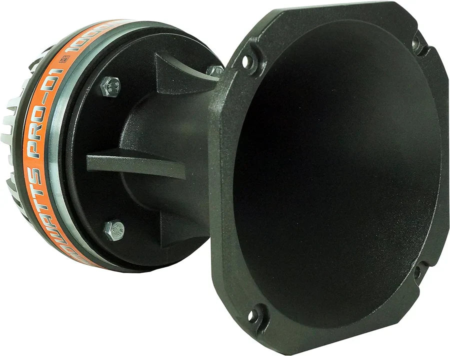 MR DJ PROD1 High Compression Titanium Driver Bullet Super Tweeter with Aluminum Horn