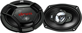 JVC CS-DR6940 550W 6x9 4-Way Coaxial Speakers + 6x9