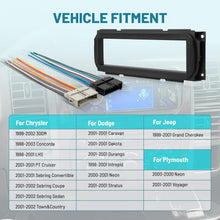 Load image into Gallery viewer, Metra 99-6503 Single-DIN Multi Kit Compatible Fits Chrysler 1998-2010 + Harness