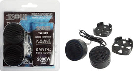 2PAIR Absolute TW-500 500WATT High Efficiency Dome Tweeter w/ Built-in Crossover