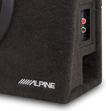 Charger l&#39;image dans la galerie, Alpine SBT-S10V RUX-KNOB.2 KTA-200M Mono Power Pack Amp with 10&quot; Loaded Subwoofer Truck Enclosure and Bass Knob