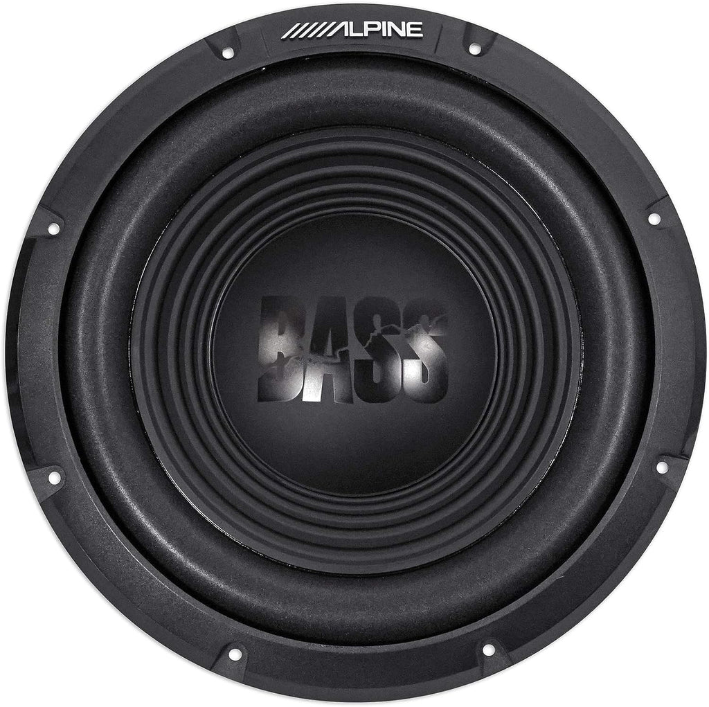 Alpine W12S4 Car Subwoofer 12" Bass Subwoofer 750W Max (250W RMS) 12" BassLine Series Single 4 ohm Car Subwoofer