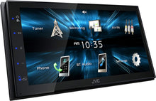 Charger l&#39;image dans la galerie, JVC KW-M150BT Bluetooth Car Stereo Receiver with USB Port 6.75&quot; Touchscreen Display AM/FM Radio MP3 Player Double DIN 13-Band EQ