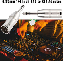 Charger l&#39;image dans la galerie, MR DJ XMTRS 1/4&quot; TRS to Balanced XLR Male Adapter