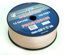 Charger l'image dans la galerie, American Terminal PROS12G100 100FT 12 Gauge PRO PA DJ Car Home Marine Audio Speaker Wire Cable