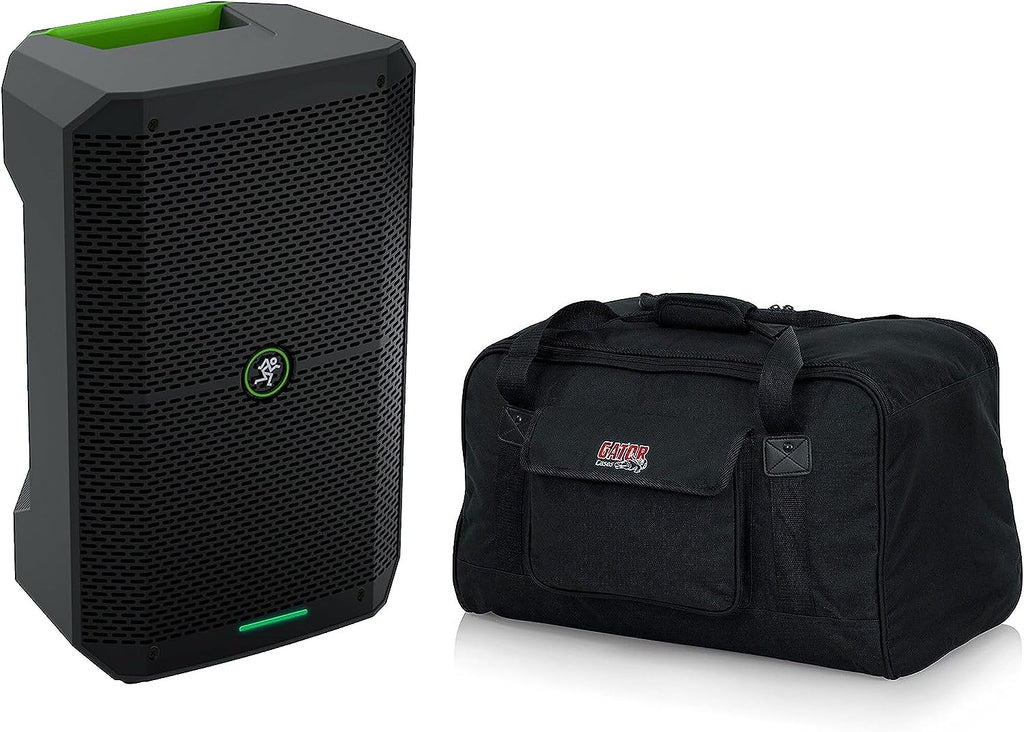 Mackie Thump Go 8″ Battery-Powered Loudspeaker, Gator GPA-Tote8, XLR Cable Bundle