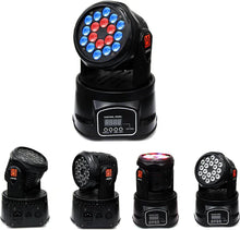 Load image into Gallery viewer, MR DJ LMH230 100W RGBW 18-LED Wash Moving Head Light DMX Stage Light DJ Party Lights