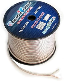 American Terminal PROS12G250 250FT 12 Gauge PRO PA DJ Car Home Marine Audio Speaker Wire Cable