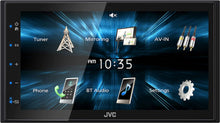 Load image into Gallery viewer, JVC KW-M150BT Bluetooth Car Stereo Receiver with USB Port 6.75&quot; Touchscreen Display AM/FM Radio MP3 Player Double DIN 13-Band EQ