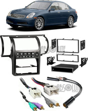 Load image into Gallery viewer, Absolute USA ABS99-7604B Fits Infiniti G35 Sedan 03-04 Aftermarket Stereo Harness Radio Install Dash Kit
