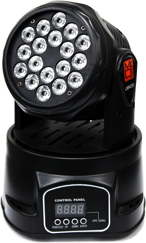 MR DJ LMH230 100W RGBW 18-LED Moving Head DJ Light