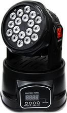 Load image into Gallery viewer, 2 MR DJ LMH230 100W RGBW 18-LED Moving Head DJ Light