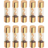 DC Sound DAGU150-10 150 Amp Gold-Plated AGU Glass Fuse 10 Pack