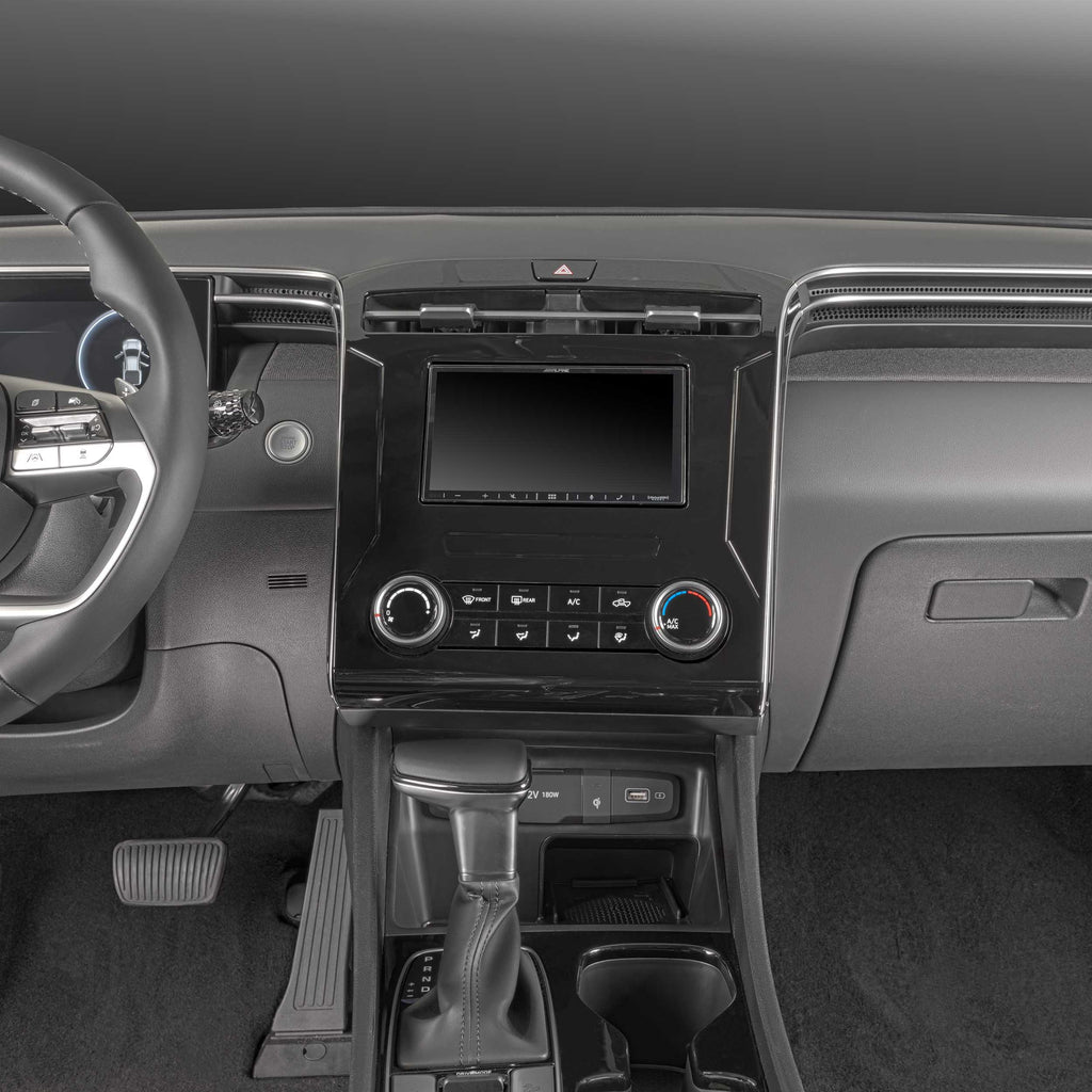 Metra 95-7297 DDIN Stereo Installation Kit - Compatible Fits for Hyundai Santa Cruz 2022-Up* (With Factory Manual Climate Con