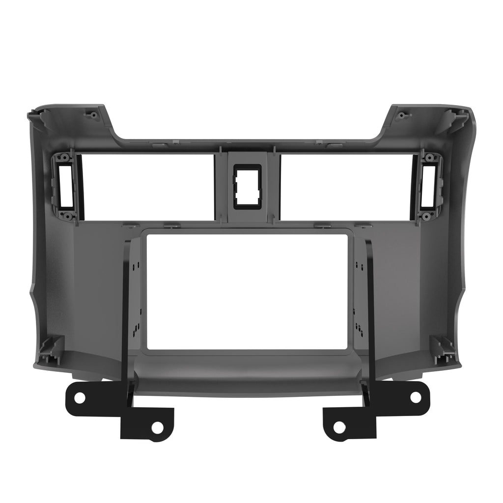 Metra 99-8271S Single/Double-DIN Car Stereo Silver Dash Kit - Compatible Fits for Toyota 4 Runner 2010-Up