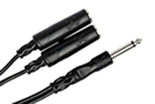 Charger l&#39;image dans la galerie, Hosa YPP-111 Y Cable 1/4&quot; Male to Two 1/4&quot; Female