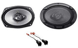 Kenwood KFC-6966S Rear Factory Speaker Replacement + METRA 72-5600 For 1998-11 Ford Crown Victoria