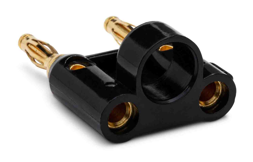 Hosa BNA-240BK Dual Banana Connector - Black