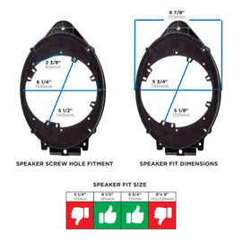 Metra 82-3005 Speaker Adapter - Compatible Fits for Select Buick/Cadillac/Chevrolet/GMC 2013-UP