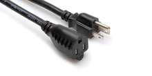 Charger l&#39;image dans la galerie, Hosa PWX-425 NEMA 5-15R to NEMA 5-15P Power Extension Cord, 25 Feet