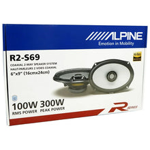 Charger l'image dans la galerie, Alpine R2-S69 6x9 R-Series High-Resolution Two-Way Coaxial Speakers