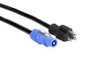 Charger l&#39;image dans la galerie, Hosa Pwn-210 NEUTRIK PowerCon to NEMA 5-15P Power Cord, 10 Feet