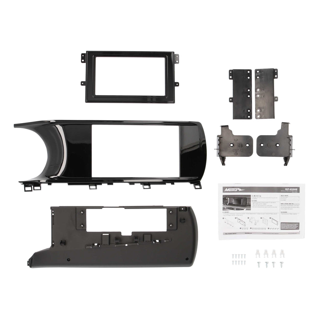 Metra 107-KI2HG Double DIN Dash Kit - Compatible Fits for KIA K5 2021-UP