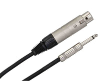 Charger l&#39;image dans la galerie, Hosa MIT-176, XLR Female to 1/4&quot; TS Male Impedance Transformer - 6 Inches