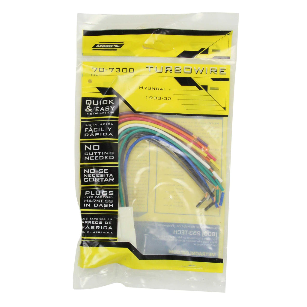 Metra 70-7300 Radio Replacement Harness - Compatible Fits for Hyundai 1990-2001