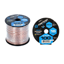 Load image into Gallery viewer, Raptor RSW16-200 Speaker Wire 16GA CLEAR 100FT - Vice Series