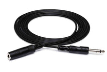 Charger l&#39;image dans la galerie, Hosa HPE-310 Headphone Extension Cable 1/4 in Male TRS to 1/4 in Female TRS – 10 Feet