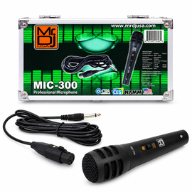 2 MR DJ MIC300 Professional Handheld Uni-Directional Dynamic Microphone