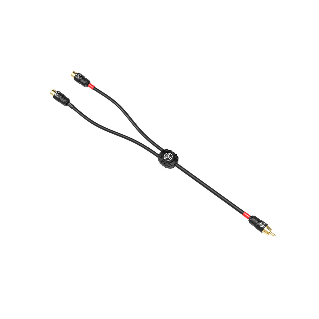 Tsunami TSX-Y2 2 Female To 1 Male Y Adapter RCA Cable