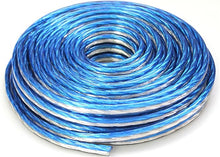 Load image into Gallery viewer, 4 Absolute SWT18B50 18 Gauge Premium Speaker Wire 50ft Clear Blue/White